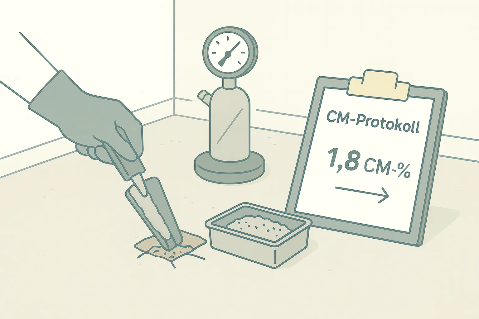 Du betrachtest gerade Was bedeutet Belegreife bei Estrich – und wie erreicht man sie?